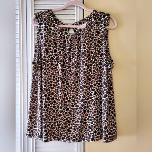 Calvin Klein giraffe print top. Never worn.